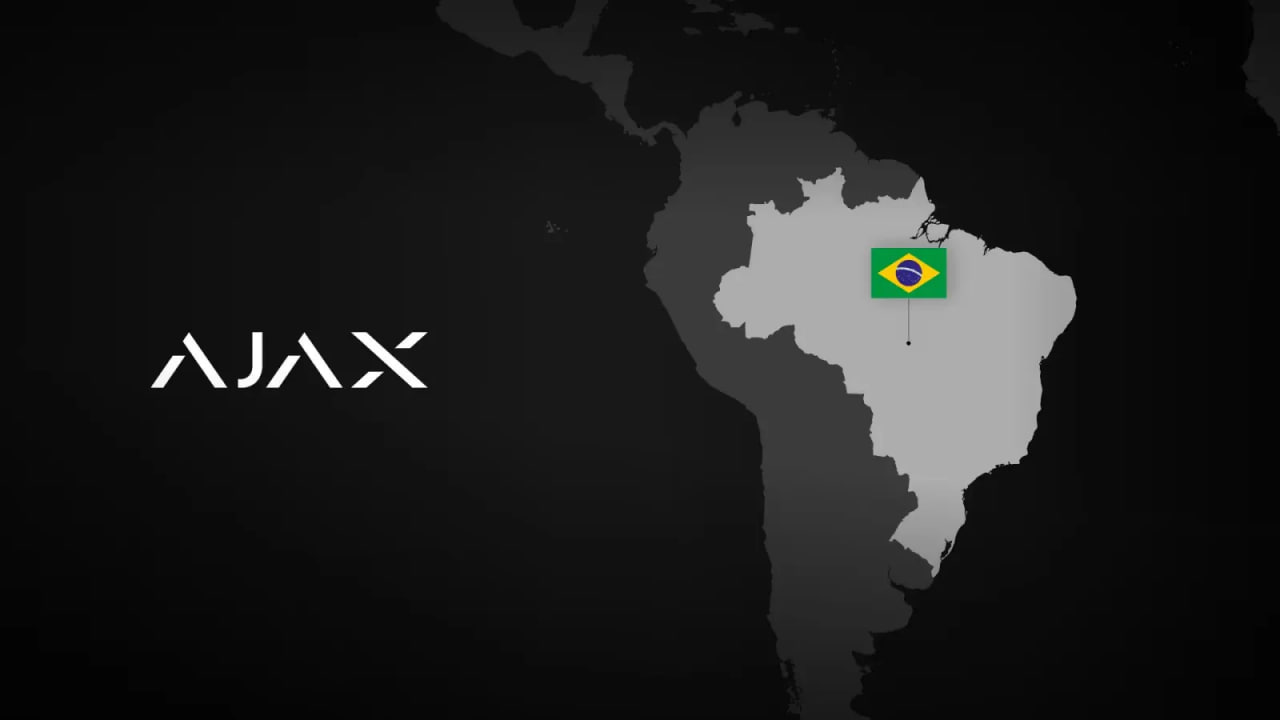 Ajax Systems виходить на ринок Бразилії